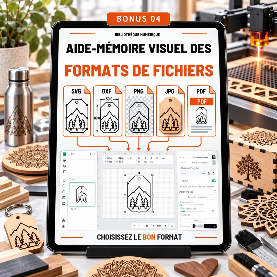 Bonus 4 : Aide-mémoire visuel des formats de fichiers