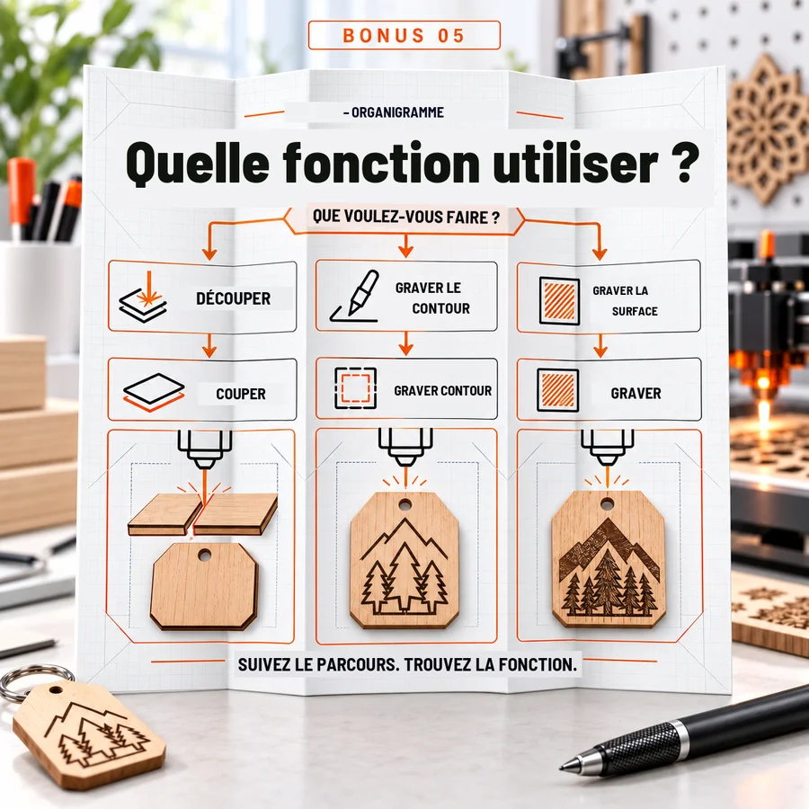 Bonus 5 : Organigramme Quelle fonction utiliser ?